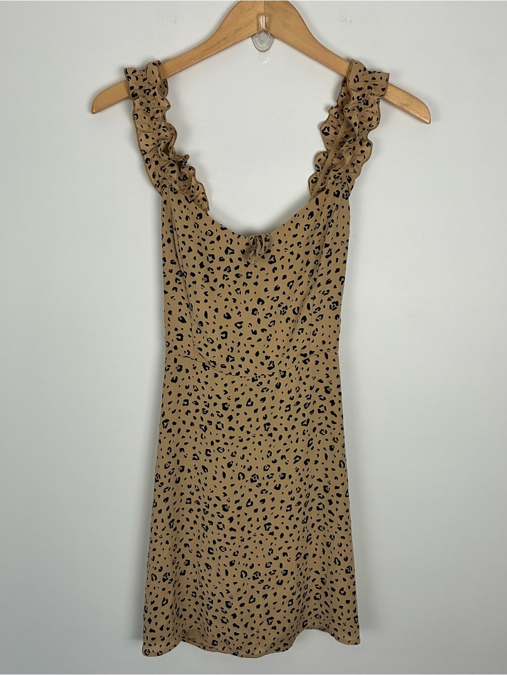 Aritzia Sunday Best Leopard Print Mini Dress 🐆